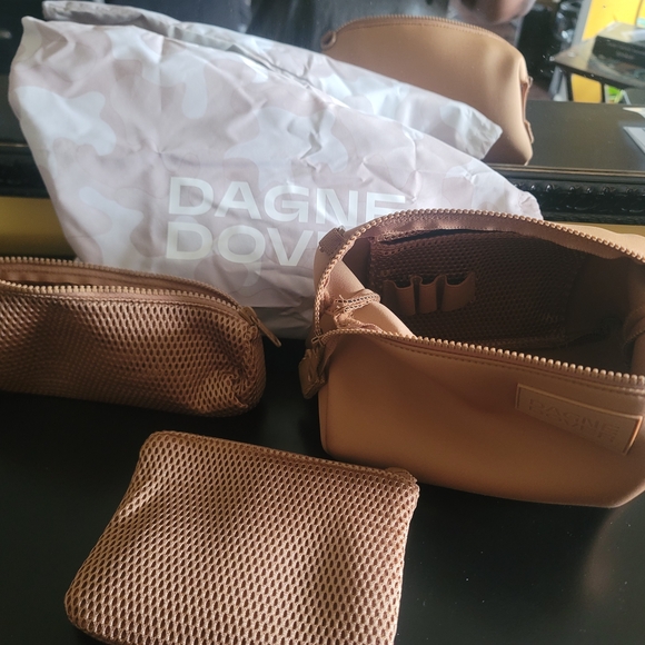 Dagne Dover Tan Cosmetic Bag - Picture 5 of 7